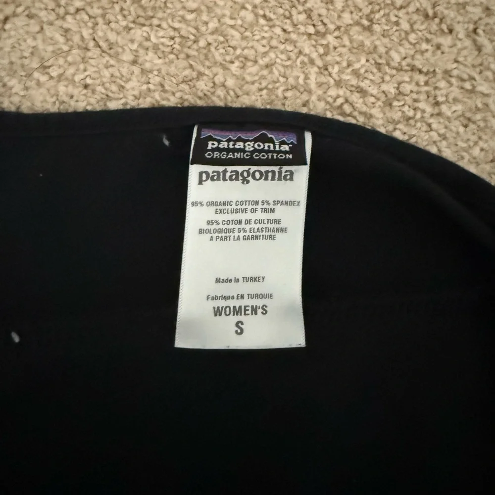 Patagonia Black V-Neck Sleeveless A-Line Dress - Picture 3 of 7